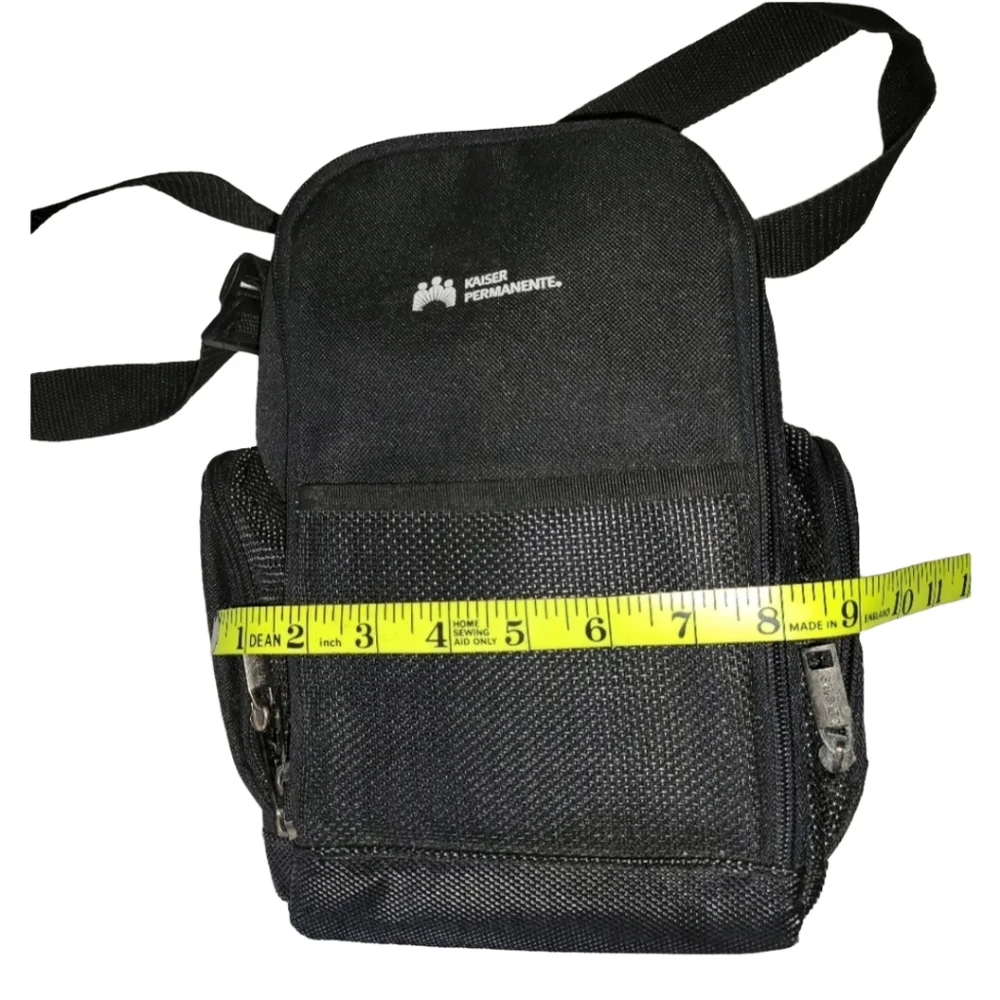 Insulated Compact Shoulder Cooler Bag Side Zipper Pockets (Great for Diabetics)